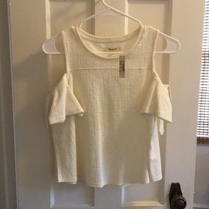 Madewell shylark cold shoulder top